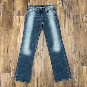Y2K Low Rise Express Blue Boot Cut Jeans